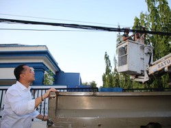 Kawasan Kota Lama Jadi Pilot Project Kabel Utilitas Bawah Tanah di Surabaya