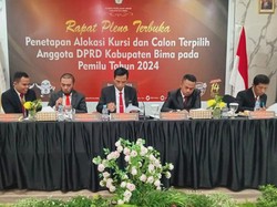 KPU Tetapkan 45 Anggota DPRD Bima Terpilih Periode 2024-2029