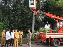 Pemkot Palembang Gandeng Developer Pasang Lampu Jalan di Gandus