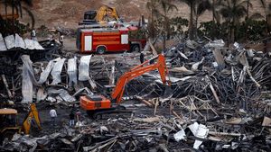 Sisa-sisa Kebakaran Area Bermain di India yang Tewaskan 27 Orang