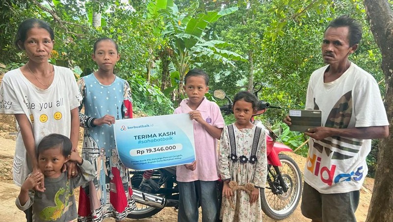 Donasi Sahabat Baik bantu Kehidupan Keluarga Pencari Cengkih