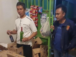 Timsus Saber Miras Polres Jombang Gerebek 4 Pedagang, 833 Botol Disita