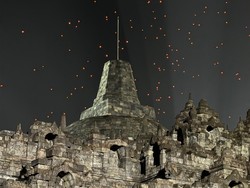 Cerita Fotografer Terhipnotis Waisak di Borobudur