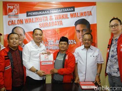 Pilwali Surabaya 2024: Resmi Daftar ke PSI, Eri-Armuji Ajak Kolaborasi Lagi