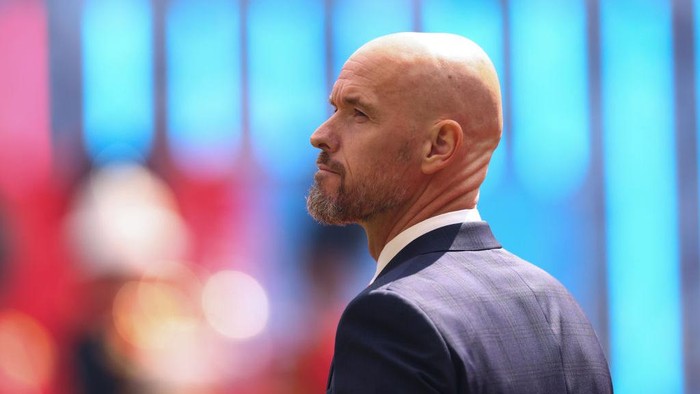 Erik ten Hag LONDON, ENGLAND - MAY 25: Erik ten Hag Manager/Head Coach of Manchester United during the Emirates FA Cup Final match between Manchester City and Manchester United at Wembley Stadium on May 25, 2024 in London, England.(Photo by Marc Atkins/Getty Images)