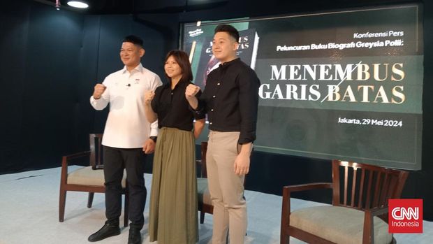 Greysia Polii bakal meluncurkan buku biografi berjudul Greysia Polii: Menembus Garis Batas.  (CNN Indonesia/Putra Permata Tegar Idaman)