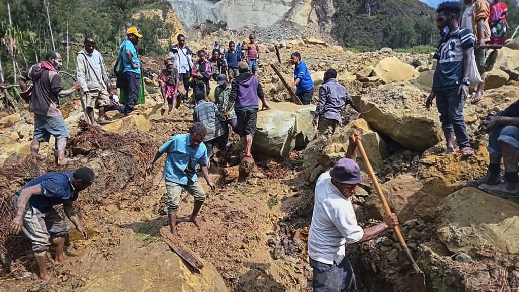 Horor Longsor di Papua Nugini, Ribuan Warga Tertimbun Horor Longsor di Papua Nugini, Ribuan Warga Tertimbun