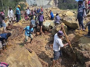 Horor Longsor di Papua Nugini, Ribuan Warga Tertimbun Horor Longsor di Papua Nugini, Ribuan Warga Tertimbun