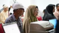 Suasana Isbat Nikah 176 Pasangan Lansia di Aceh