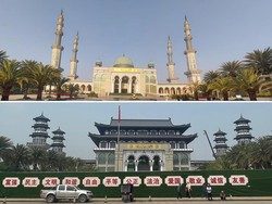 Masjid Besar Terakhir di China Kini Kehilangan Kubah dan Menaranya