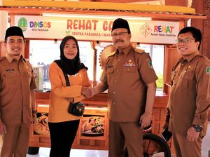 Pemkot Pasuruan Beri Bantuan Gerobak Jualan bagi Penyandang Disabilitas