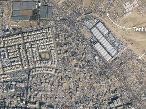 Foto Satelit Pengungsian Rafah Sebelum Dibom Israel, Bikin Terenyuh