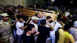 Ribuan Orang Hadiri Pemakaman Tentara Mesir yang Tewas Ditembak Israel