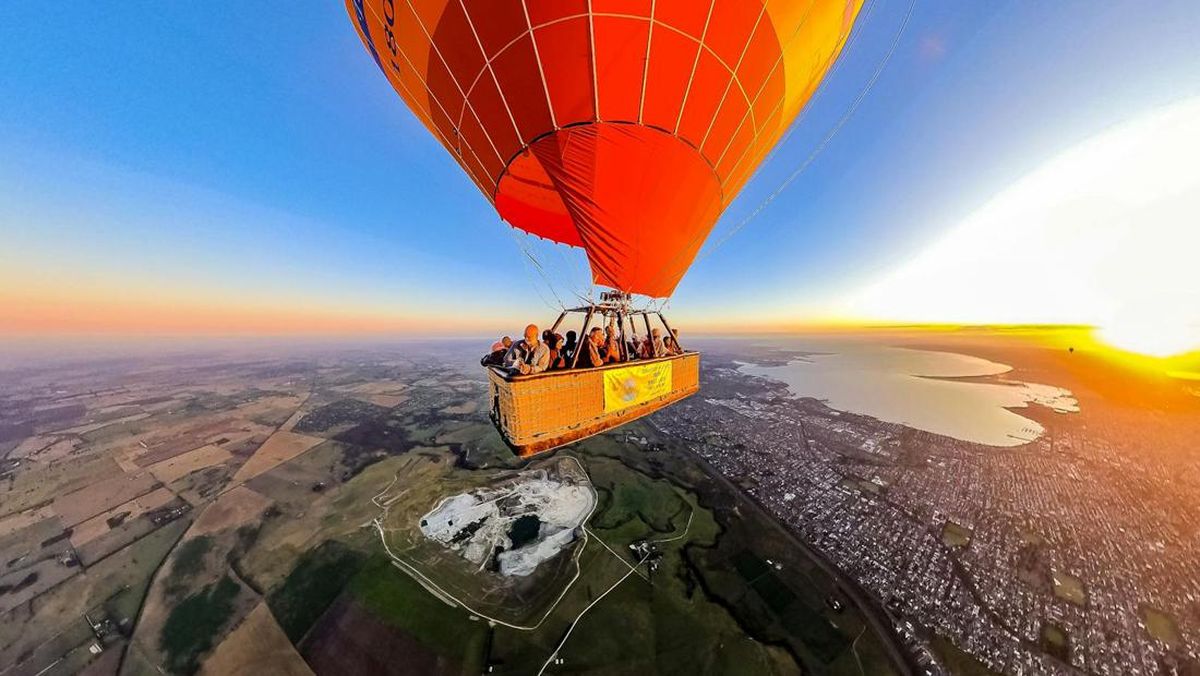 Tur balon udara di Melbourne
