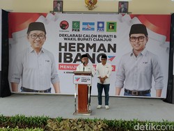 5 Partai Deklarasi Dukungan Herman-Ibang di Pilbup Cianjur 2024