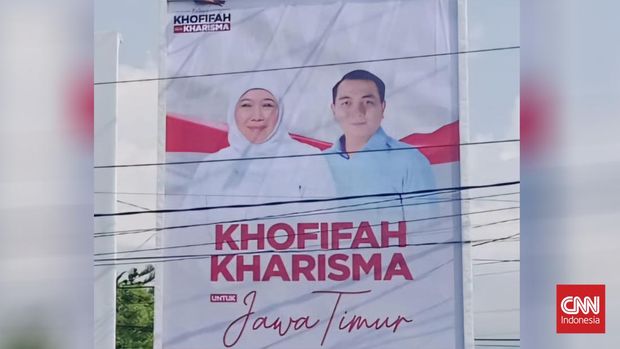 aliho Khofifah Indar Parawansa berbareng dengan Sekretaris DPD Gerindra Jatim Kharisma Febriansyah bermunculan di sejumlah kabupaten di Jawa Timur.