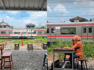 Hits! Di 5 Tempat Ini Bisa Ngopi Bonus Pemandangan Kereta Api