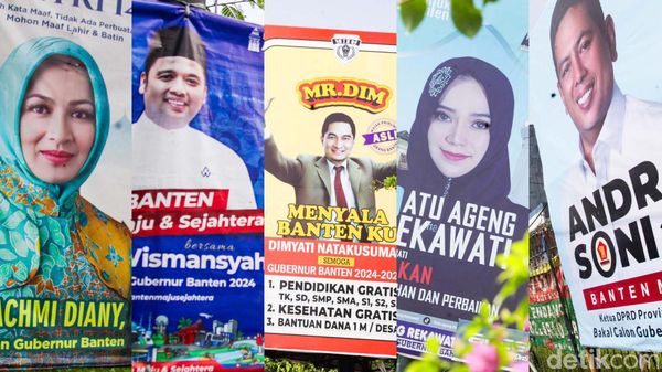 Kampanye Belum Mulai, Baliho Bakal Cagub Banten Menjamur