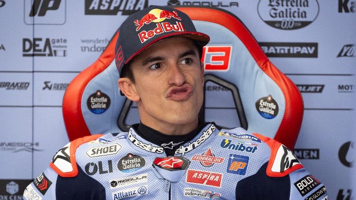 Marc Marquez menolak gabung ke Pramac Ducati. (Foto: AFP/JOSEP LAGO)