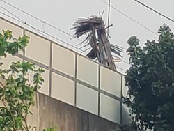 6 Fakta Besi Proyek Jatuh ke Jalur Bikin MRT Sempat Disetop