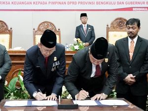 Pemprov Bengkulu Raih Opini WTP 7 Kali Berturut-turut Pemprov Bengkulu Raih Opini WTP 7 Kali Berturut-turut