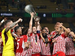 Olympiakos sendiri sebenarnya sangat sering berpartisipasi di kompetisi Eropa. Namun, mereka kerap kali mentok di fase grup atau di babak awal fase gugur. REUTERS/Bernadett Szabo  