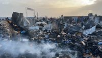 Potret Rumah Pengungsian Palestina di Rafah yang Dibom Israel