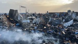 Potret Rumah Pengungsian Palestina di Rafah yang Dibom Israel