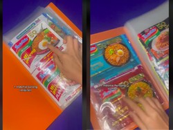 Gokil! Wanita Ini Koleksi Bungkus Mie Instan sejak 2022
