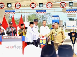 Kunjungi Riau, AHY Dampingi Jokowi Resmikan Tol Bangkinang-Koto Kampar