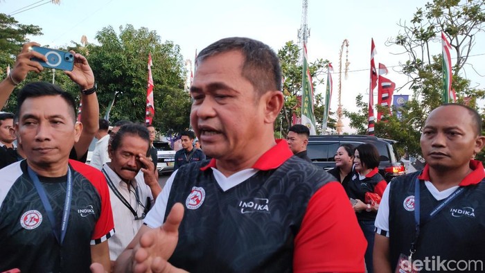 Kepala Staf Tentara Nasional Indonesia Angkatan Darat (KSAD) Jenderal Tentara Nasional Indonesia Maruli Simanjuntak ketika dijumpai di Denpasar, Bali, Jumat (31/5/2024). (Foto: Firizqi Irwan/detikBali) Kepala Staf Tentara Nasional Indonesia Angkatan Darat (KSAD) Jenderal Tentara Nasional Indonesia Maruli Simanjuntak ketika dijumpai di Denpasar, Bali, Jumat (31/5/2024). (Foto: Firizqi Irwan/detikBali)