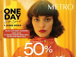 Metro One Day Super Special, Diskon Hingga 50% Sepatu Hingga Koper