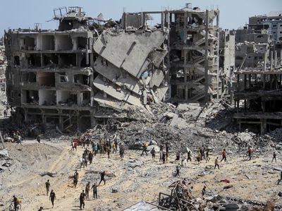 Luluh Lantak Kamp Jabalia Pascaserangan Terbaru Israel