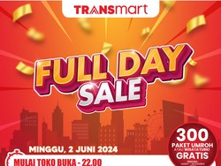 TV LED 50 UHD Smart TV di Transmart Full Day Sale Diskon Terus!