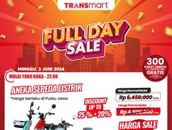 Gokil! Beli Sepeda Listrik di Transmart Full Day Sale Hemat Rp 2,7 Jutaan