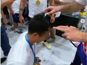 Made Wirawan Penuhi Janji Gunduli Kepala