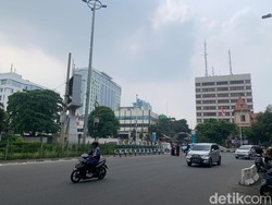 Massa Bela Palestina di Kedubes AS Bubar, Jl Medan Merdeka Selatan Dibuka