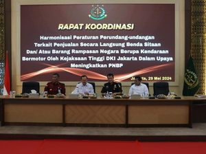 Kejati DKI Gelar Rakor Bahas Aturan Penjualan Kendaraan Bermotor Sitaan Kejati DKI Gelar Rakor Bahas Aturan Penjualan Kendaraan Bermotor Sitaan