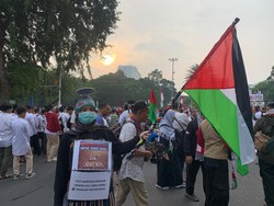 Ragam Sikap Peserta Aksi Bela Palestina: Setop Drakoran-Boikot Produk Israel