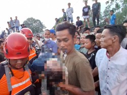 Rafli Ditemukan Tewas Tenggelam Saat Berenang di Sungai Lambidaro