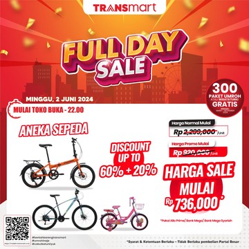 Buruan Serbu! Beli Sepeda di Transmart Full Day Sale Dapat Potongan Jutaan