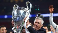 Ancelotti jadi pelatih tersukses di Real Madrid yang memprsembahkan paling banyak trofi, 15 kali (Reuters)