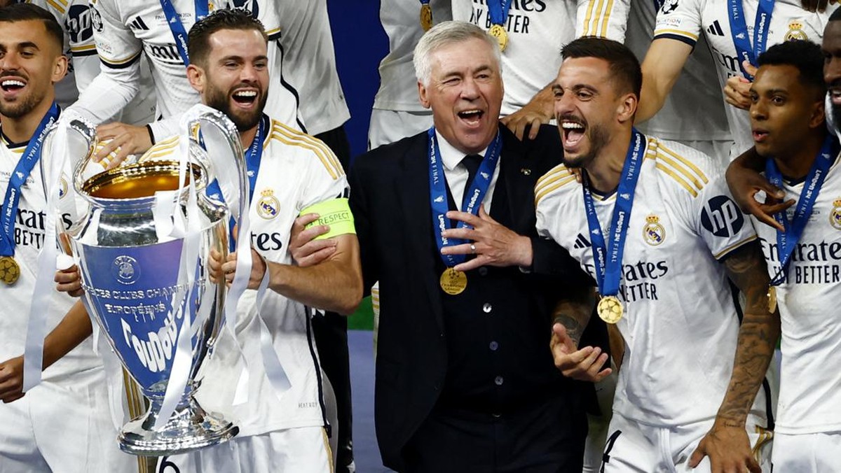 Carlo Ancelotti bawa Real Madrid juara Liga Champions. (Foto: REUTERS/Sarah Meyssonnier)