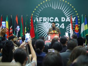 Menpora Dito Mewakili RI Berikan Sambutan di Acara Africa Day 2024