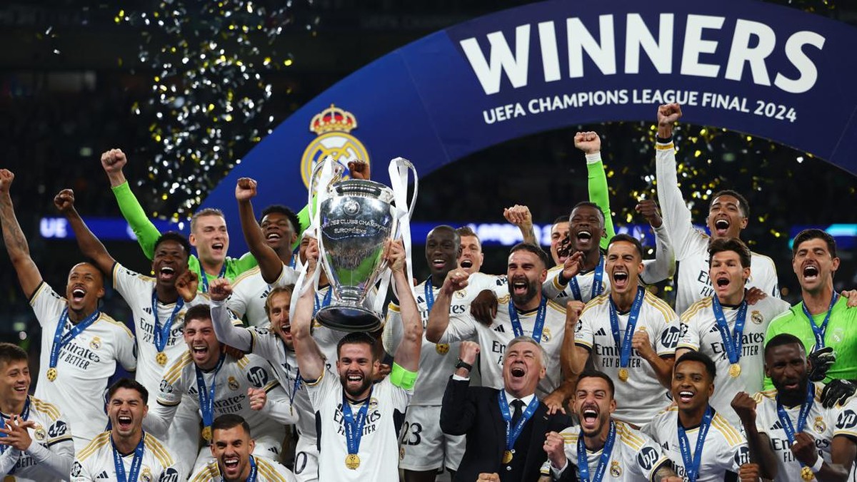 Real Madrid saat juara Liga Champions tahun 2024. Foto: REUTERS/Hannah McKay