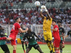 Skuad Garuda tampil mendominasi pada paruh pertama laga.