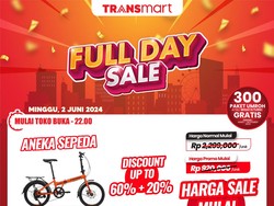 Mau Beli Sepeda Baru? Transmart Full Day Sale Kasih Potongan Rp 1,5 Jutaan