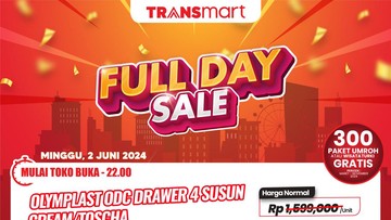 Murah Meriah! Lemari Susun di Transmart Full Day Sale Cuma Rp 800 Ribuan