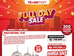 Panci Cantik Ini di Transmart Full Day Sale Cuma Rp 100 Ribuan
