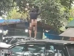 Viral Wanita Diduga ODGJ Joget di Atas Mobil, Dievakuasi Dinsos Bogor